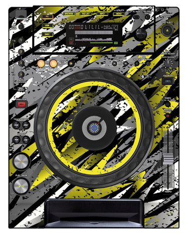 Pioneer DJ CDJ 850 Skin Sparkasm Yellow